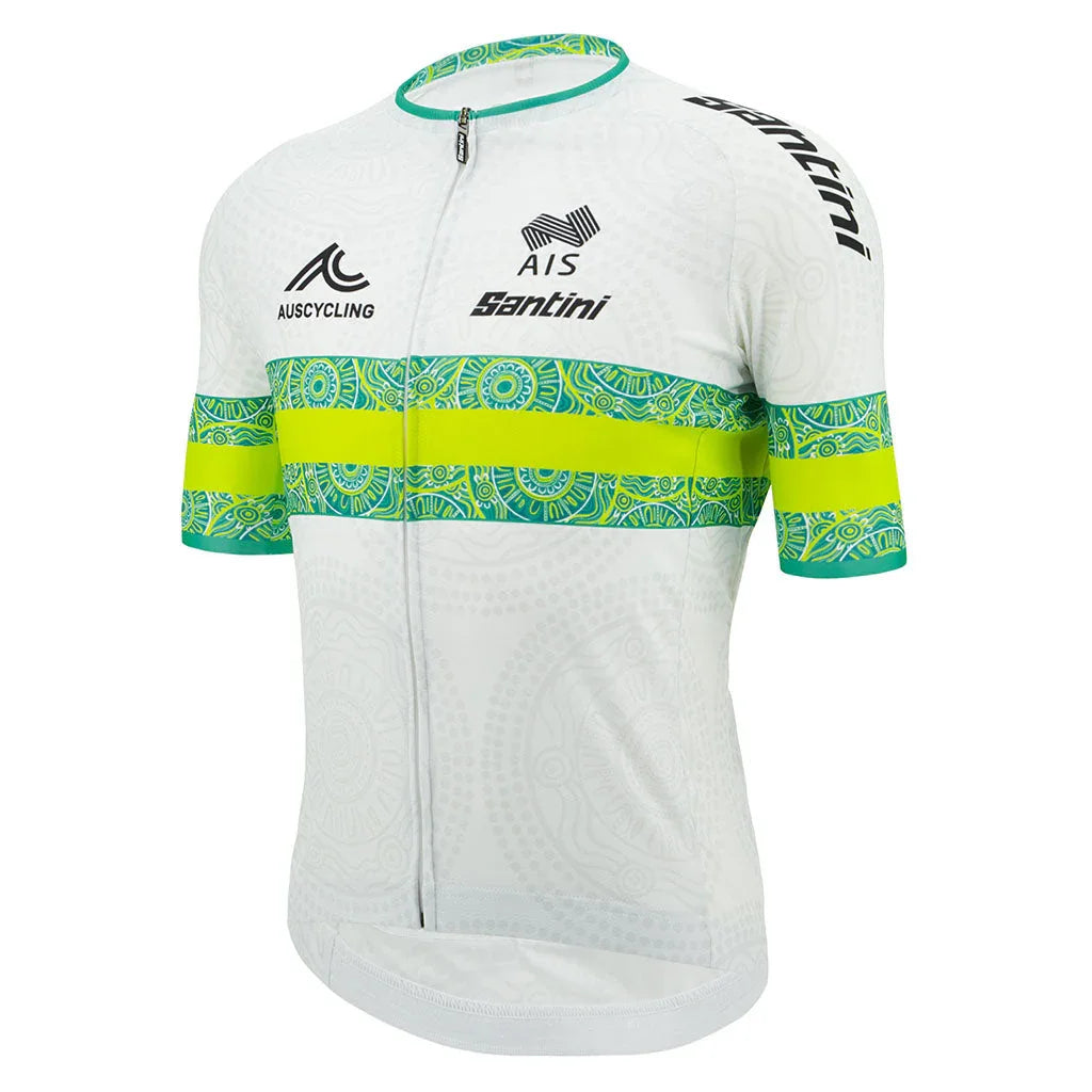 AUSTRALIA NATIONAL TEAM MENS CYCLING JERSEY - Santini - Cobbled Climbs