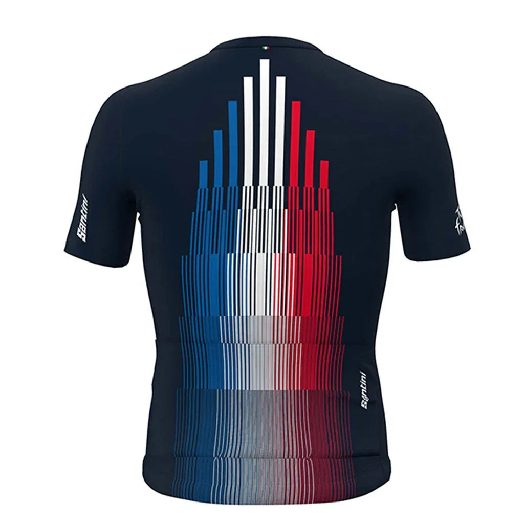 Tour De France Trionfo Mens Cycling Jersey - Santini - Cobbled Climbs