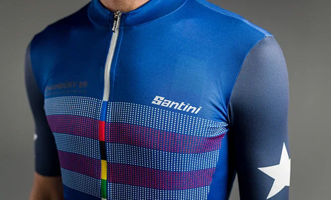 CHAMBERY 1989 MENS CYCLING JERSEY - Santini - Cobbled Climbs