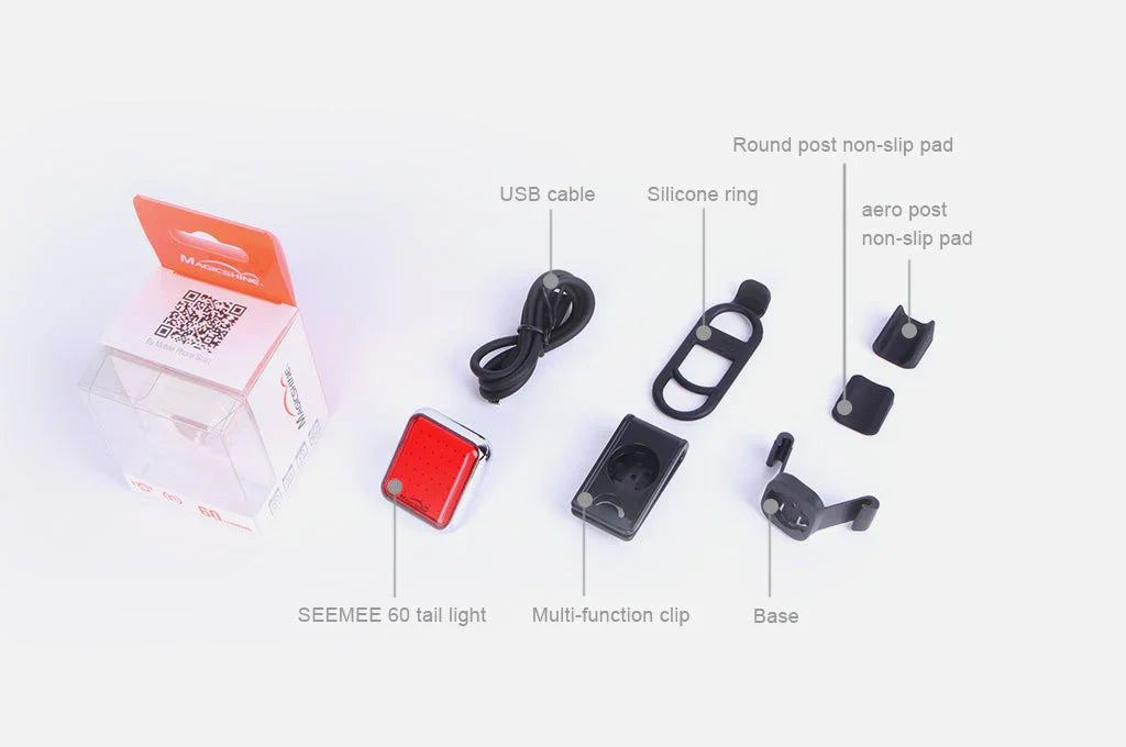 SEEMEE 60 REAR LIGHT - Magicshine - Cobbled Climbs