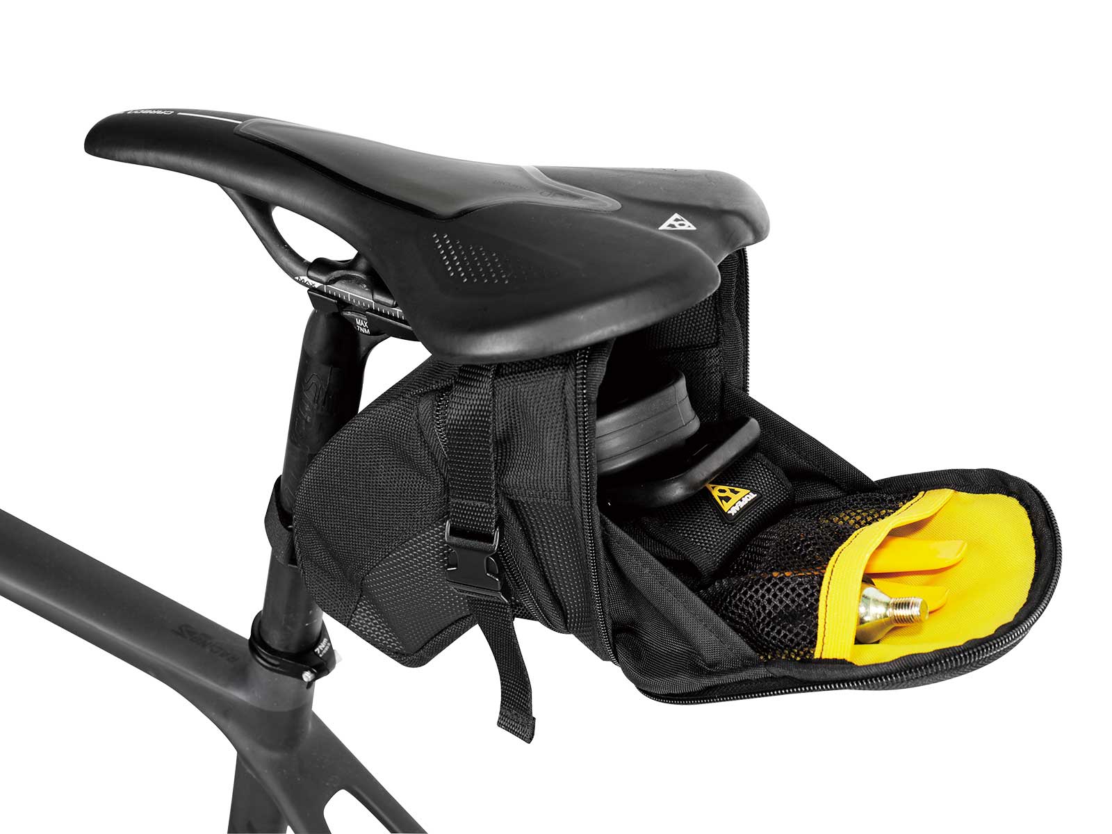 STRAP VERSION AERO WEDGE PACK – Topeak premium cycling Saddle Bags in India from Cobbled Climbs