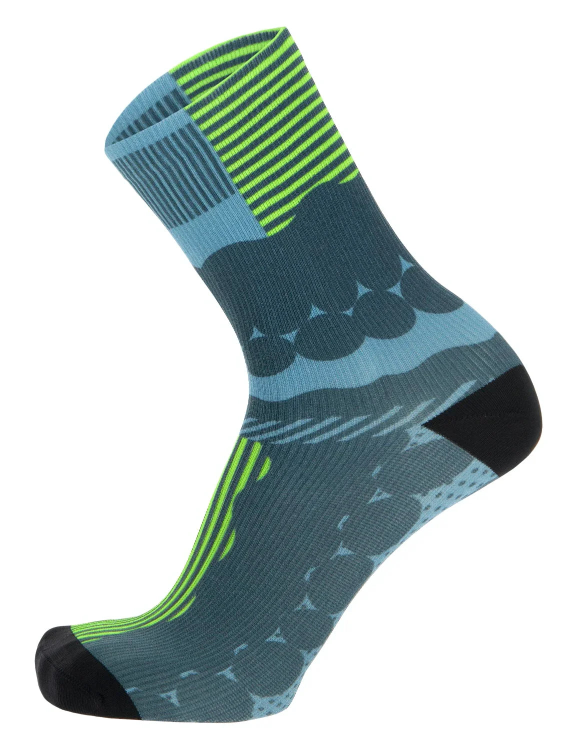 OPTIC UNISEX CYCLING SOCKS - Santini - Cobbled Climbs