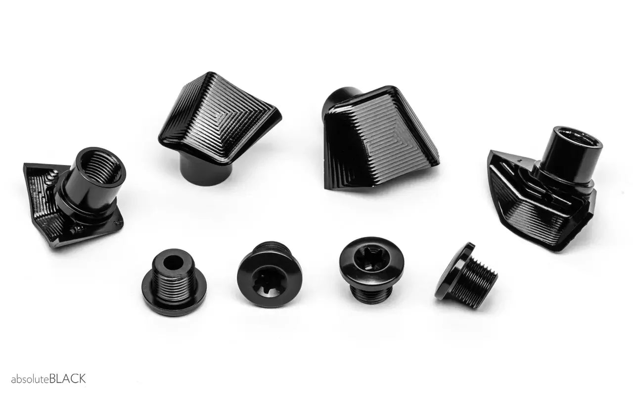 Ultegra 8000 Crank Bolt Cover - Absolute Black - Cobbled Climbs