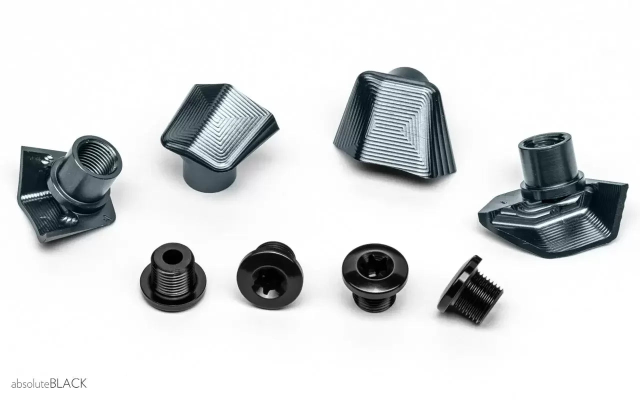 Ultegra 8000 Crank Bolt Cover - Absolute Black - Cobbled Climbs