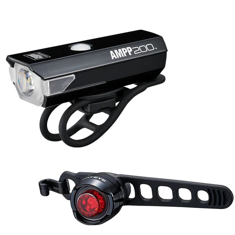 AMPP 200 AND ORB RECHARGEABLE COMBO LIGHT - Cateye - Cobbled Climbs
