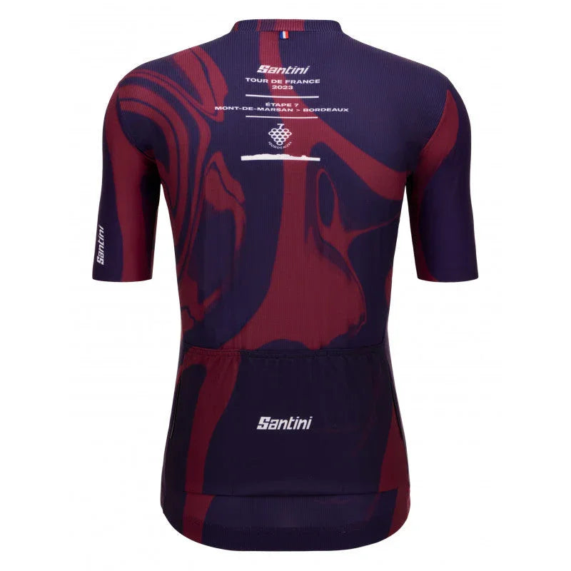 TOUR DE FRANCE BORDEAUX MEN'S CYCLING JERSEY - Santini - Cobbled Climbs
