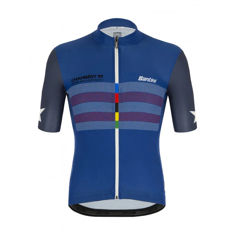 CHAMBERY 1989 MENS CYCLING JERSEY - Santini - Cobbled Climbs
