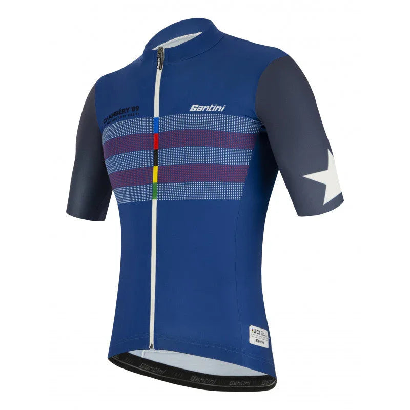 CHAMBERY 1989 MENS CYCLING JERSEY - Santini - Cobbled Climbs