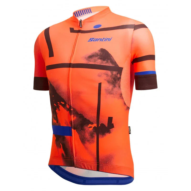 DELTA BERG MENS CYCLING JERSEY - Santini - Cobbled Climbs