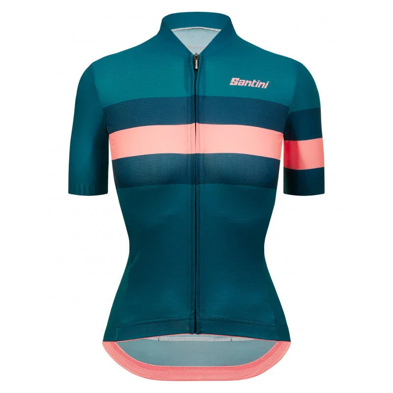 ECO SLEEK BENGAL WOMENS CYCLING JERSEY - Santini - Cobbled Climbs