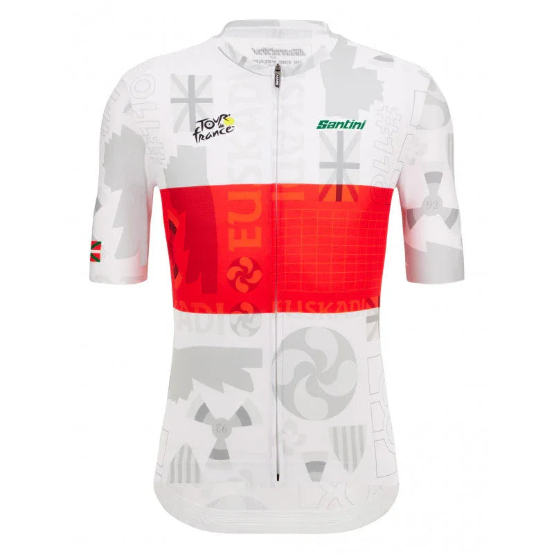 TOUR DE FRANCE GRAND DEPART PAIS VASCO MEN'S CYCLING JERSEY - Santini - Cobbled Climbs