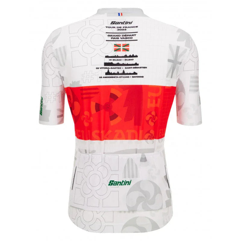 TOUR DE FRANCE GRAND DEPART PAIS VASCO MEN'S CYCLING JERSEY - Santini - Cobbled Climbs