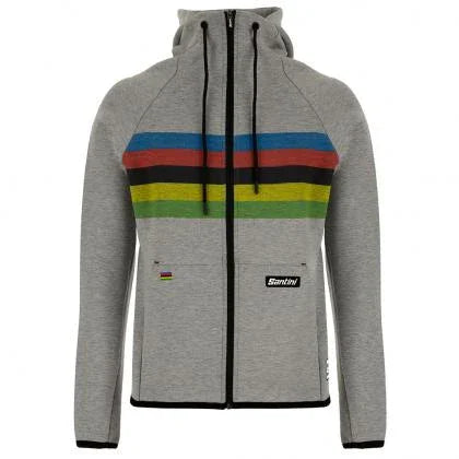 UCI OFFICIAL IRIDE UNISEX CYCLING HOODIE - Santini - Cobbled Climbs
