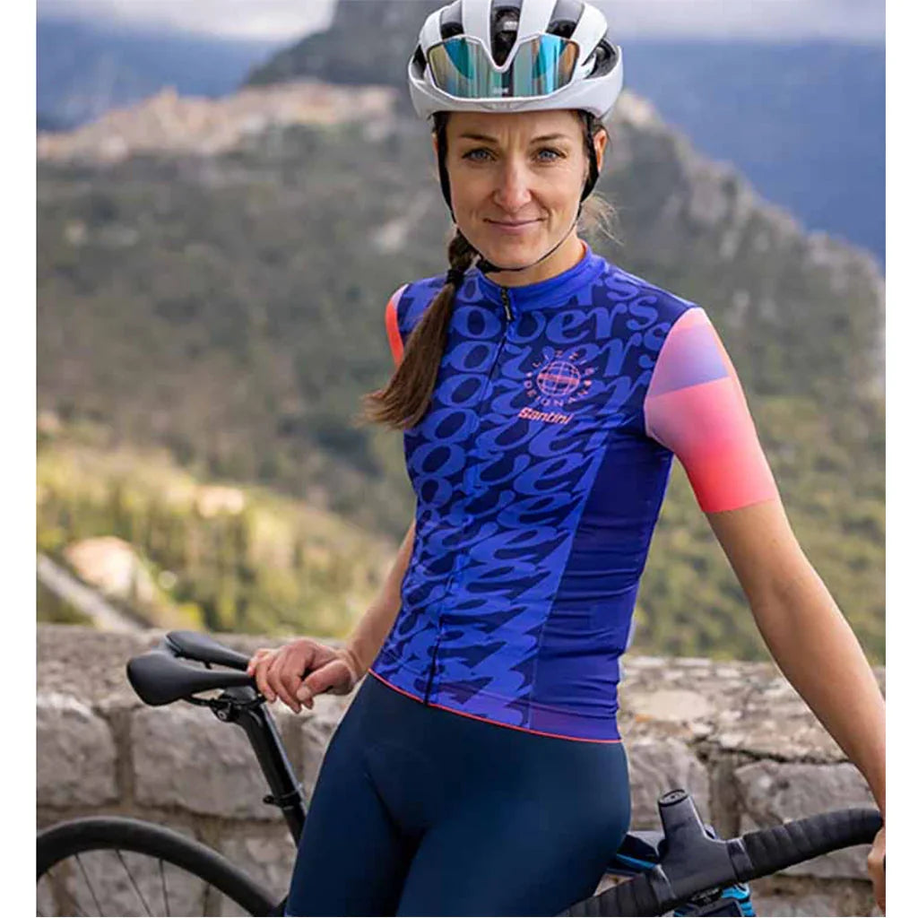 LIZZIE LOVERS WOMENS CYCLING JERSEY - Santini - Cobbled Climbs