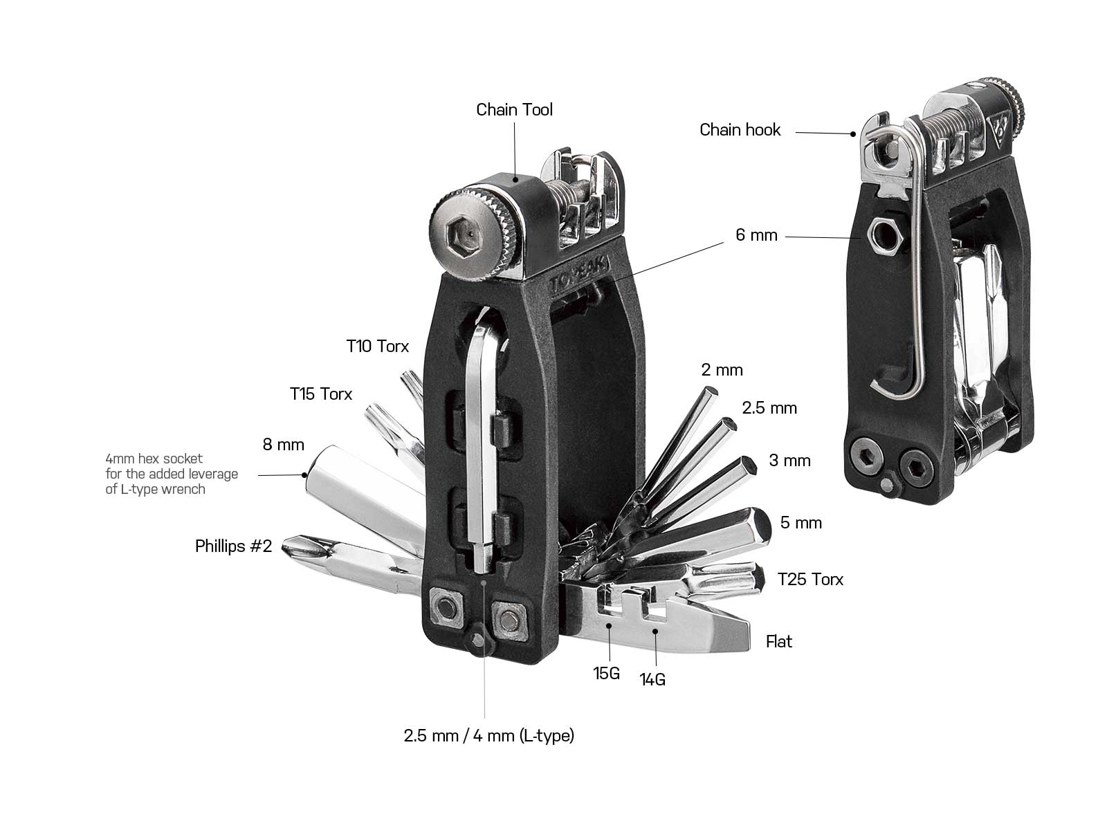 NINJA 16+ MINI FUNCTION TOOL – Topeak premium cycling Multi Tools in India from Cobbled Climbs