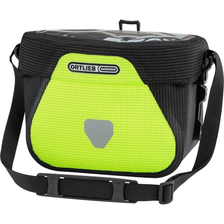ULTIMATE SIX HIGH VISIBILITY HANDLEBAR BAG - Ortlieb - Cobbled Climbs