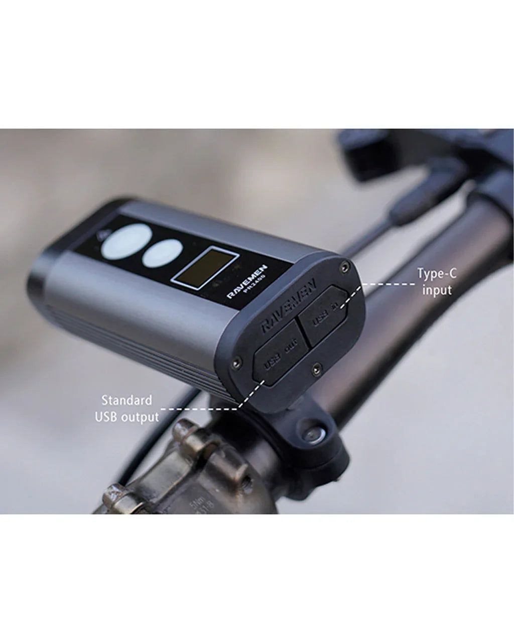 PR 2400 FRONT LIGHT - Ravemen - Cobbled Climbs