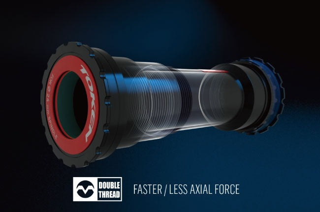 NINJA 7 IN 1 PRESS FIT 30/386/392 BOTTOM BRACKET FOR SHIMANO/SRAMGXP – Token premium cycling Bottom Brackets in India from Cobbled Climbs