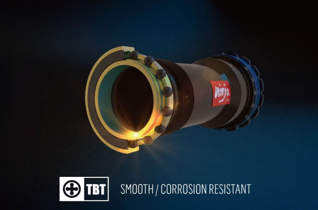 NINJA 7 IN 1 PRESS FIT 30/386/392 BOTTOM BRACKET FOR SHIMANO/SRAMGXP – Token premium cycling Bottom Brackets in India from Cobbled Climbs