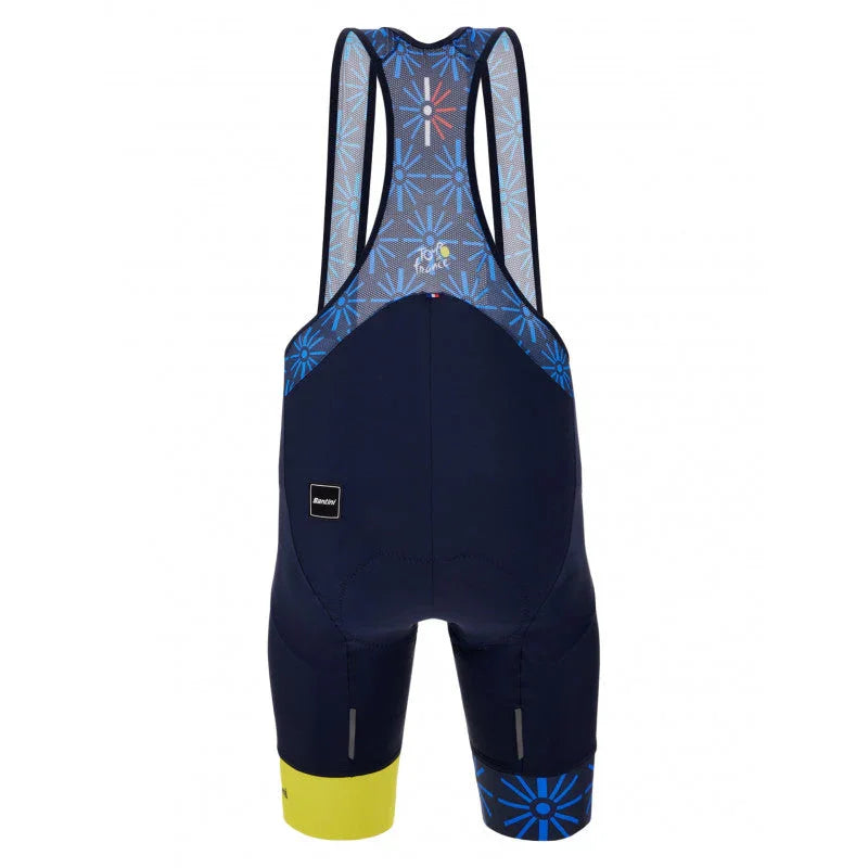 TOUR DE FRANCE TRIONFO 2023 MEN'S CYCLING BIBSHORTS - Santini - Cobbled Climbs