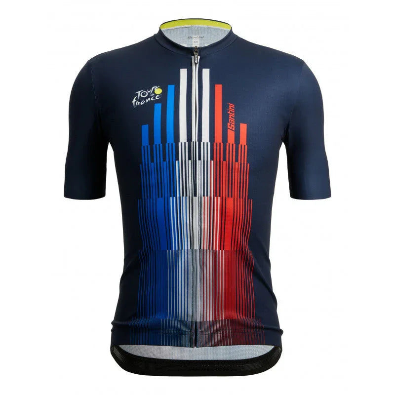 Tour De France Trionfo Mens Cycling Jersey - Santini - Cobbled Climbs