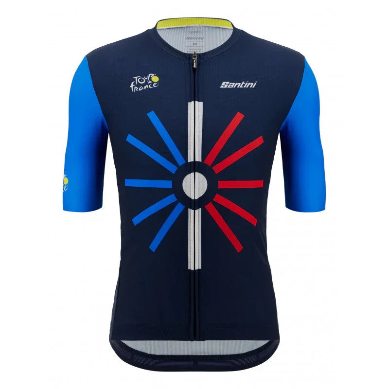 Tour De France Trionfo Mens Cycling Jersey - Santini - Cobbled Climbs