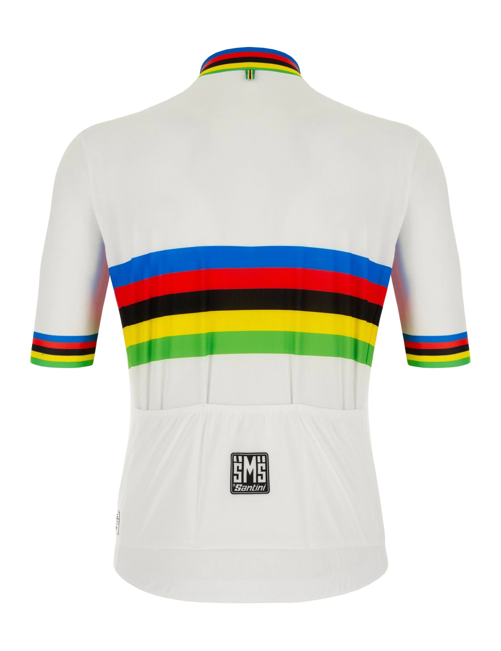UCI World Champion Mens Cycling Jersey - Santini - Cobbled Climbs