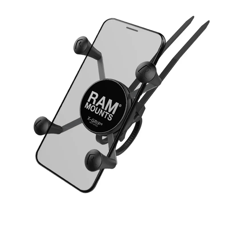 X-GRIP PHONE MOUNT WITH EZ-ON/OFF BICYCLE BASE - RAM Mounts - Cobbled Climbs