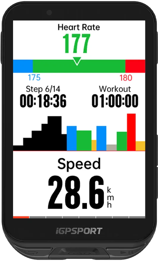IGS800 BIKE COMPUTER - iGPSPORT - Cobbled Climbs