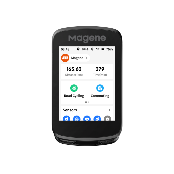 C606 V2 PRO Bike Computer - Magene - Cobbled Climbs