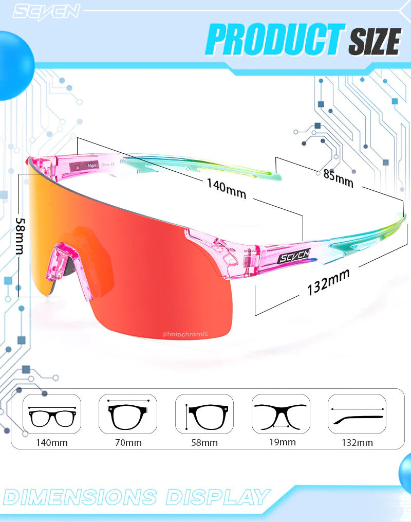 REVO SCVCN X142 RIMLESS PHOTOCHROMIC SUNGLASSES – KAPVOE premium cycling Sunglasses in India from Cobbled Climbs