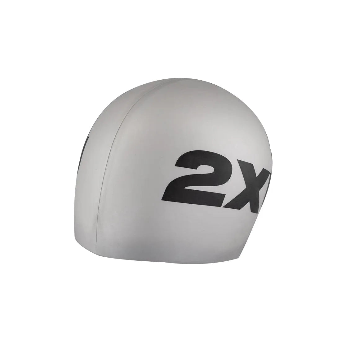 Silicone Swim Cap (Silver) – 2XU premium cycling Swimming Caps in India from Cobbled Climbs