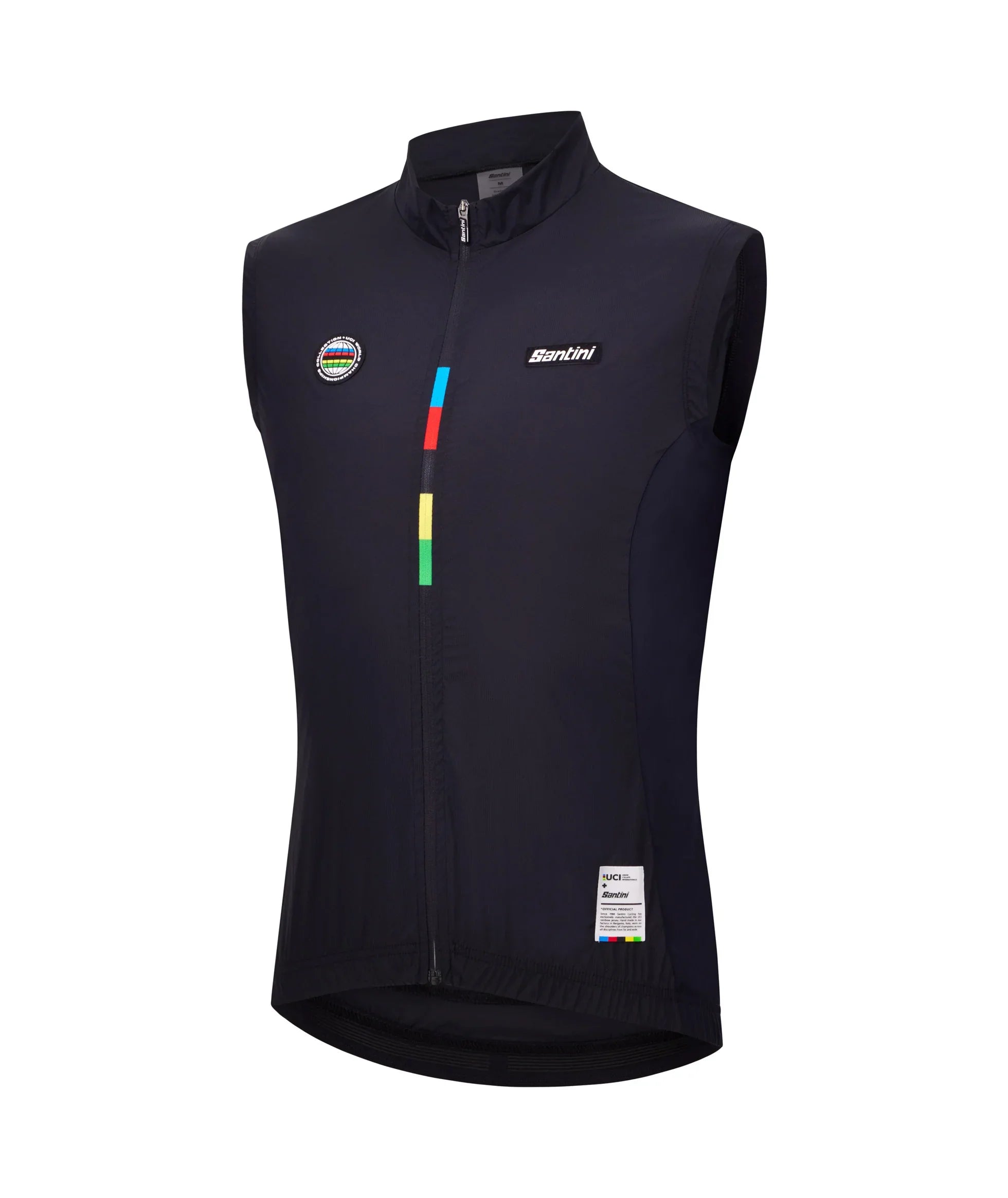 UCI WORLD CHAMPION WIND MONDO VEST - Santini - Cobbled Climbs