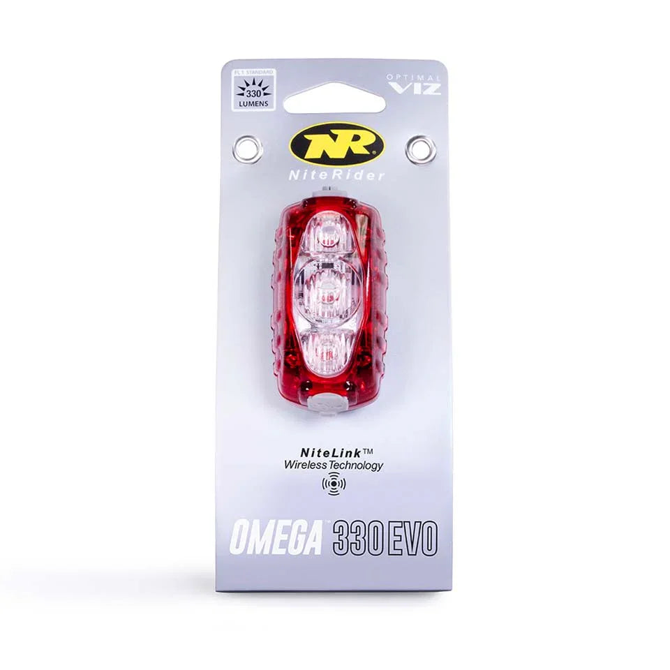 OMEGA 330 EVO NITELINK BIKE REAR LIGHT - NiteRider - Cobbled Climbs