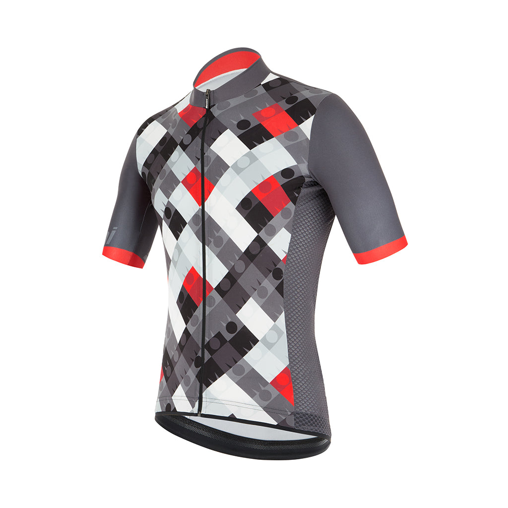 VIS IRONMAN MENS CYCLING JERSEY – Santini premium cycling Jerseys in India from Cobbled Climbs