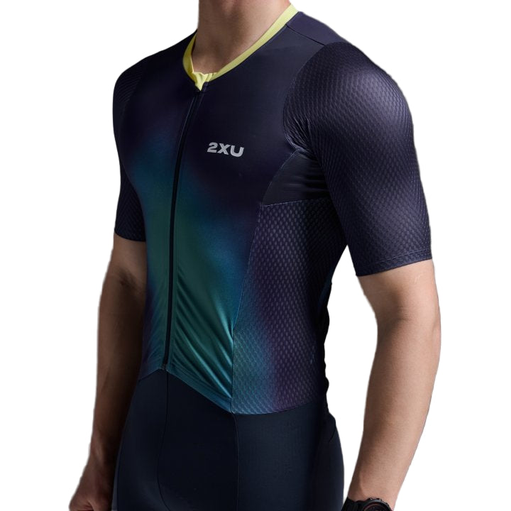AERO HEX SLEEVED TRISUIT – 2XU premium cycling Tri Suits in India from Cobbled Climbs