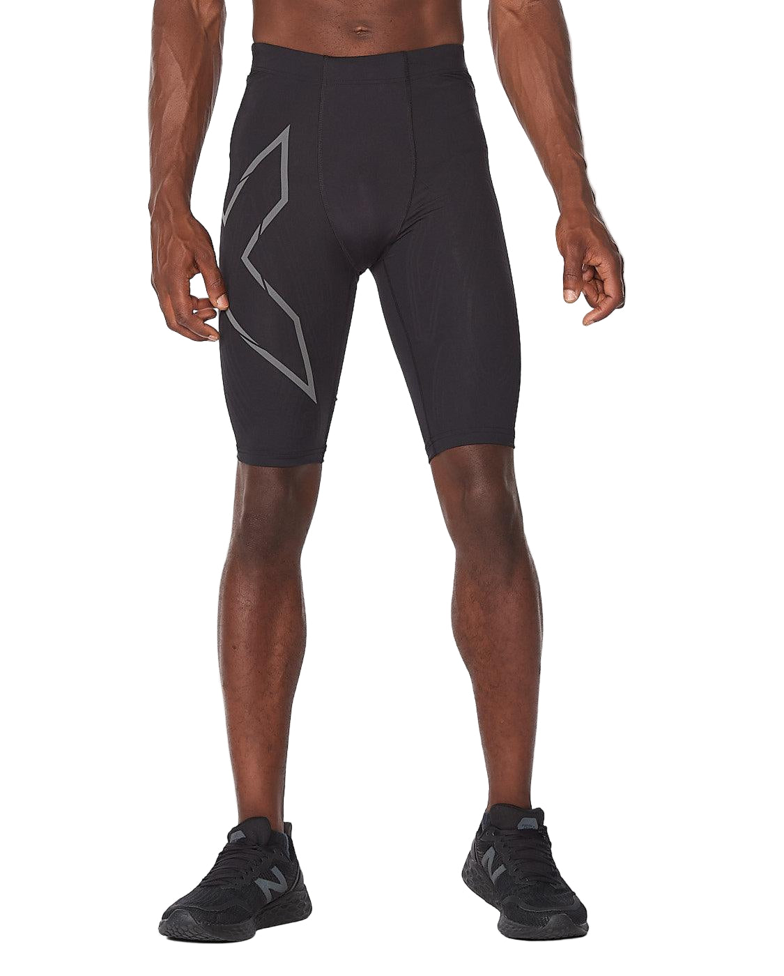2XU Light Speed Compression Men's Cycling Shorts (Black/Black Reflective) - BUMSONTHESADDLE