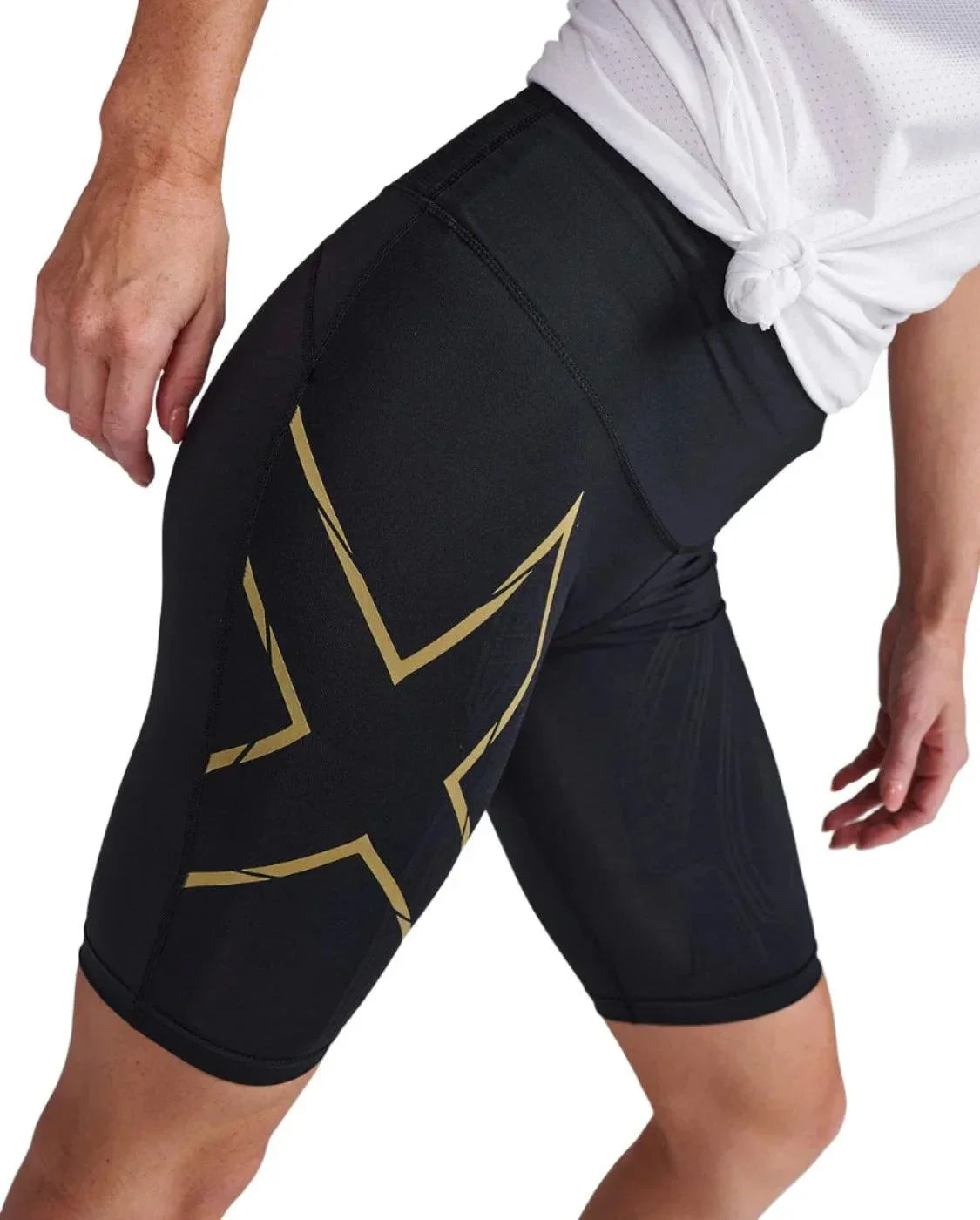 Gold 2xu Recovery Shorts 2XU Women's Light Speed Mid-Rise