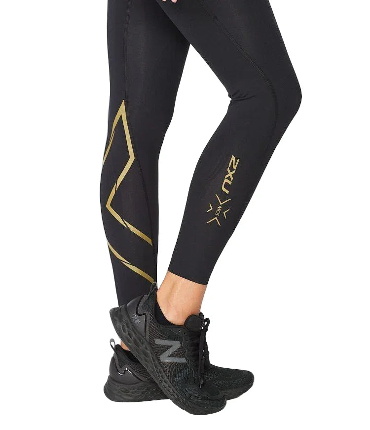 MCS X TRAIN MID RISE WOMENS COMPRESSION TIGHTS - 2XU - Cobbled Climbs