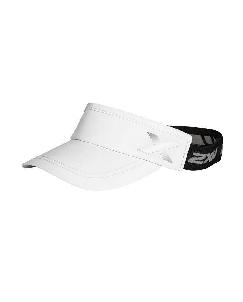 2XU Performance Visor (White/White OSFA) - BUMSONTHESADDLE