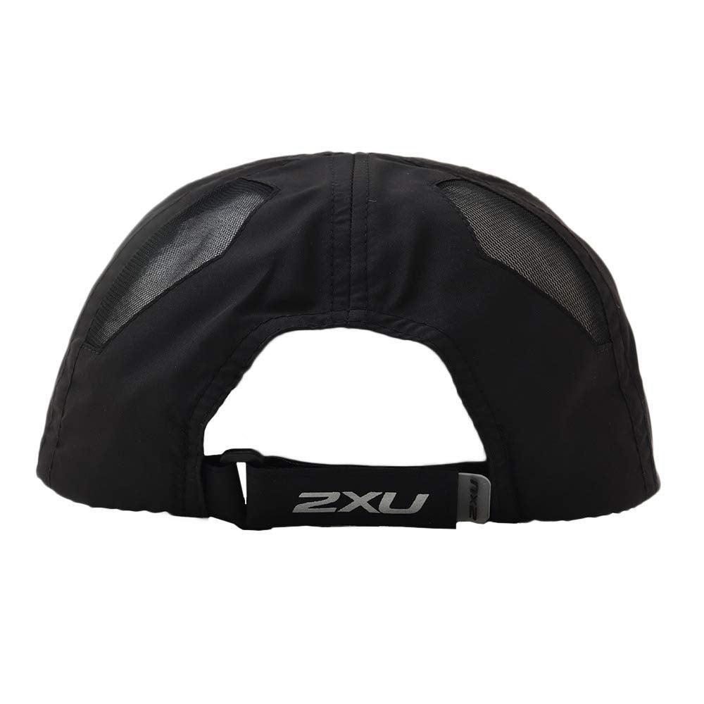 2XU Run Cap (Black/Black OSFA) - BUMSONTHESADDLE