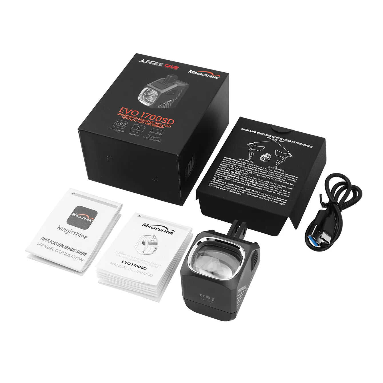 EVO 1700SD DI2 COMPATIBLE FRONT LIGHT