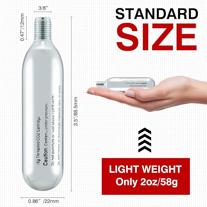 CO2 CANISTER (PACK OF 5)