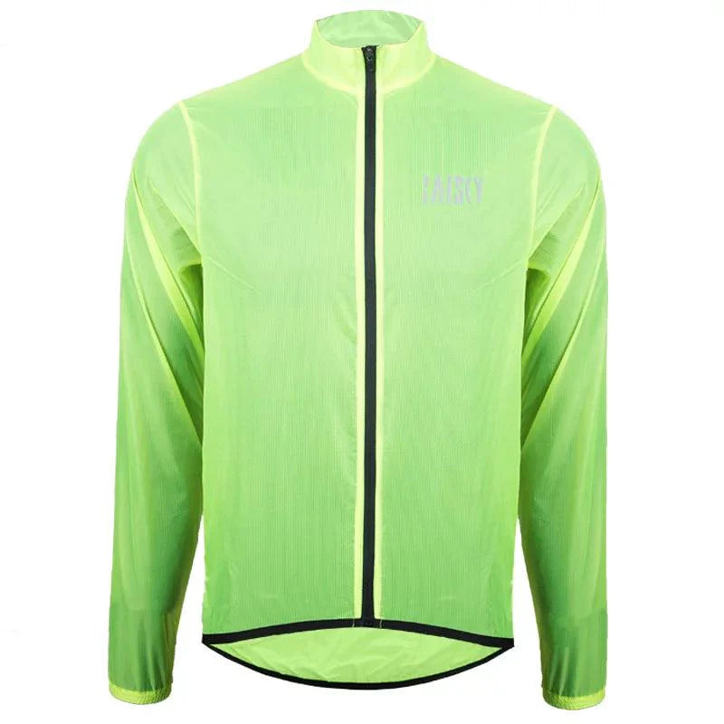 Baisky Windbreaker Mens Cycling Jersey (Wind Yellow) - BUMSONTHESADDLE