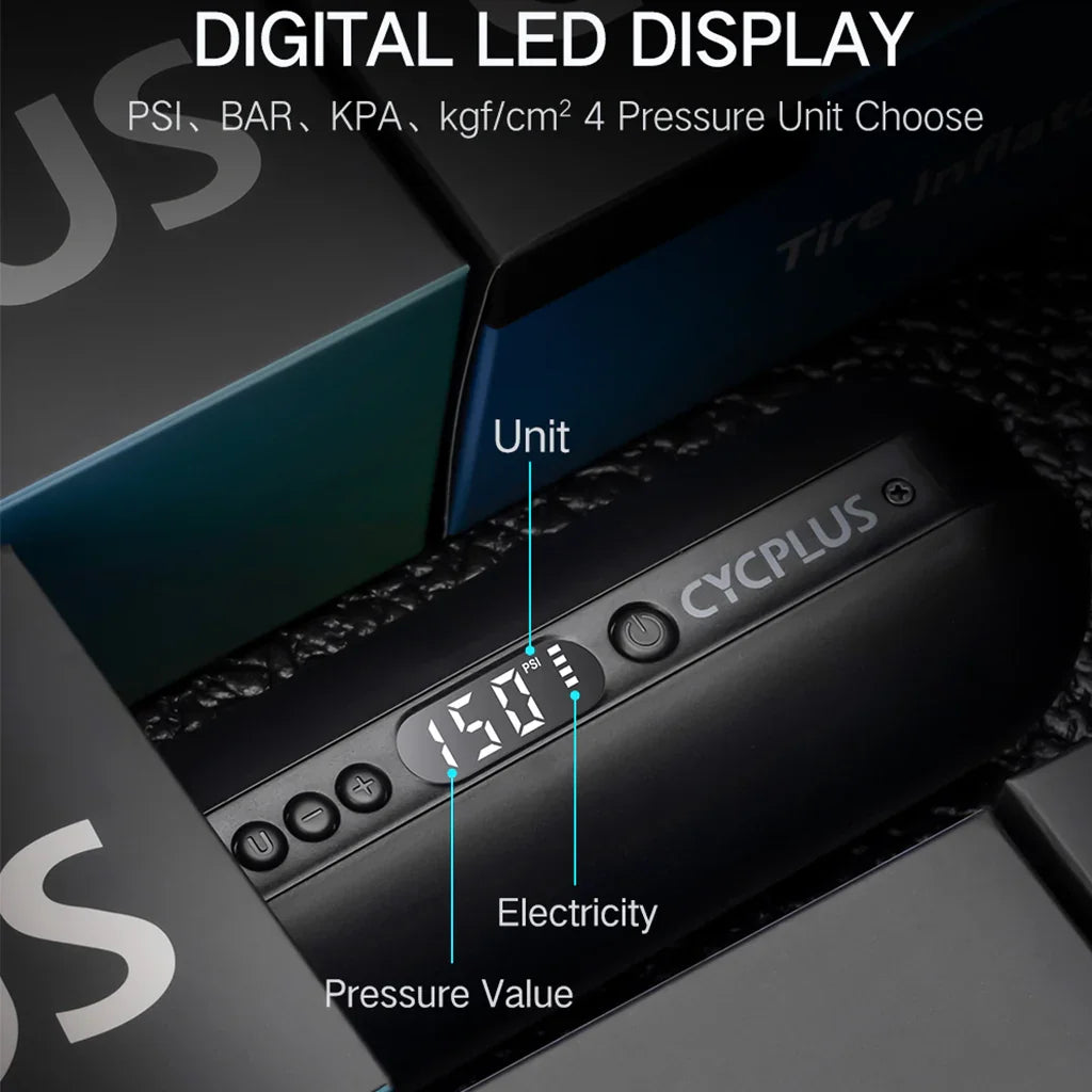 A2 ELECTRIC AIR PUMP - Cycplus - Cobbled Climbs