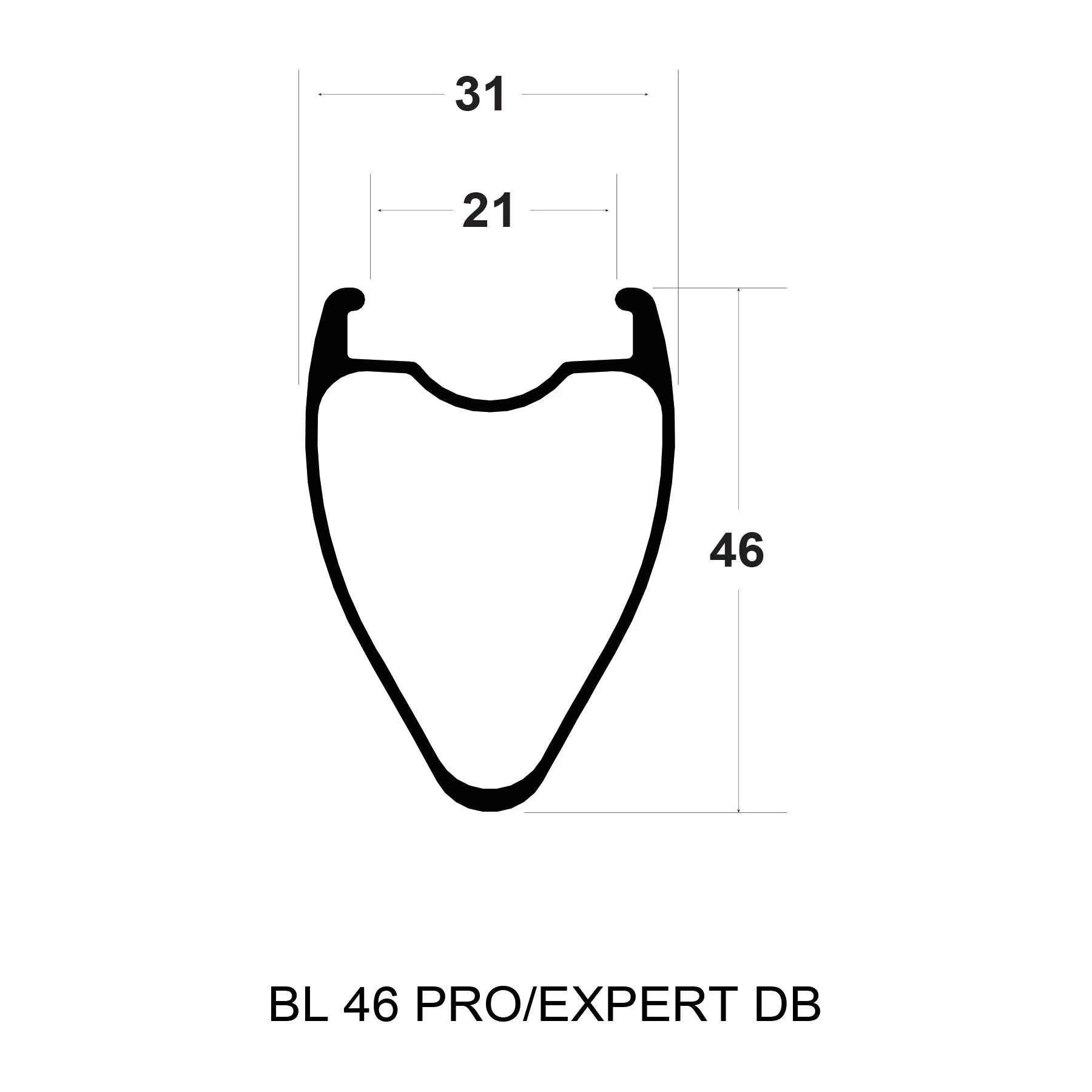 Blacklabel 46 Pro Disc Brake Wheelset