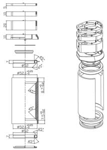 CH1-R Headset, Spacers, Expander