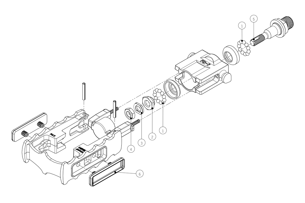 FD-7 Platform Pedals