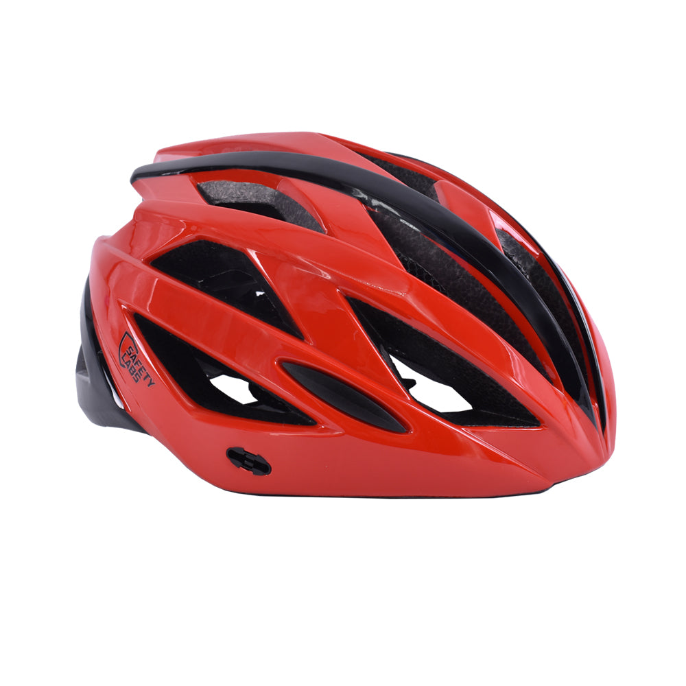 Safety Labs Juno Road Cycling Helmet (Red/Black) – Safety Labs premium cycling Helmets in India from Cobbled Climbs