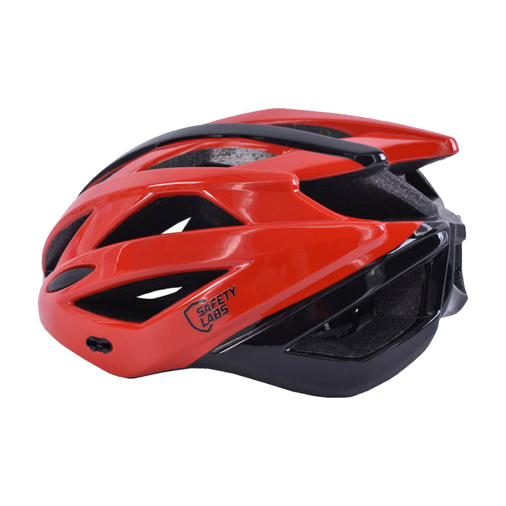 Safety Labs Juno Road Cycling Helmet (Red/Black) – Safety Labs premium cycling Helmets in India from Cobbled Climbs